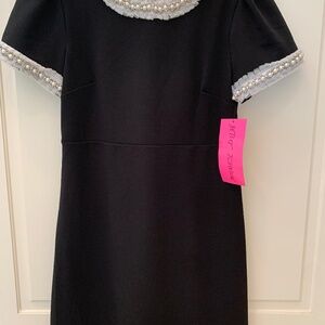 Betsy Johnson Black & Pearl Dress
